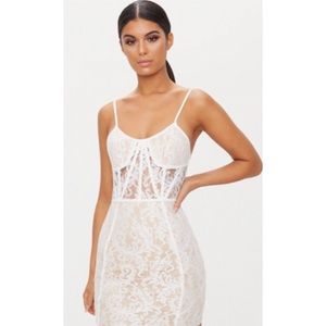 NEW WITH TAGS! White Lace Bodycon Dress